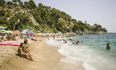 Beachfront camping Costa Brava