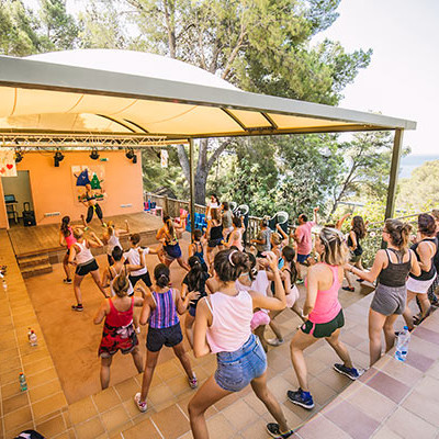 Zumba camping Costa Brava