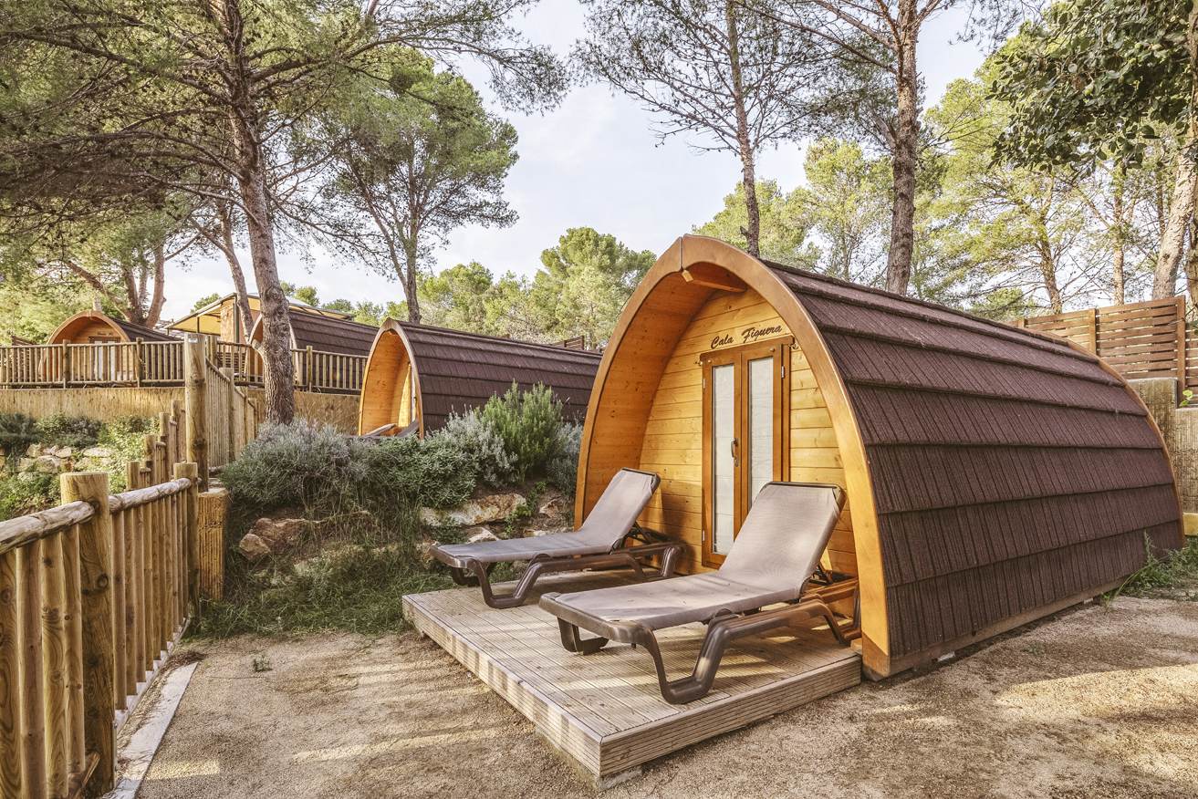 Cala Llevado cabaña forestal