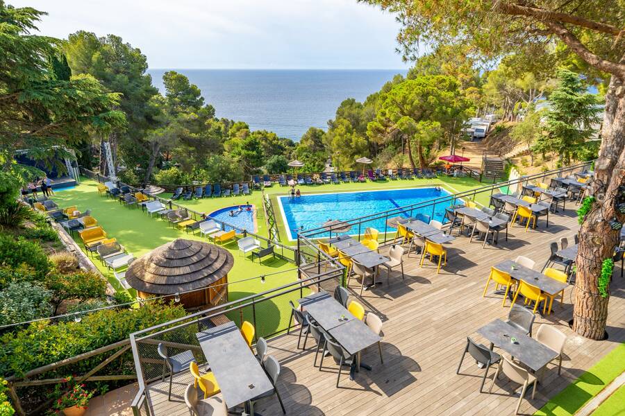 Camping con piscina Costa Brava