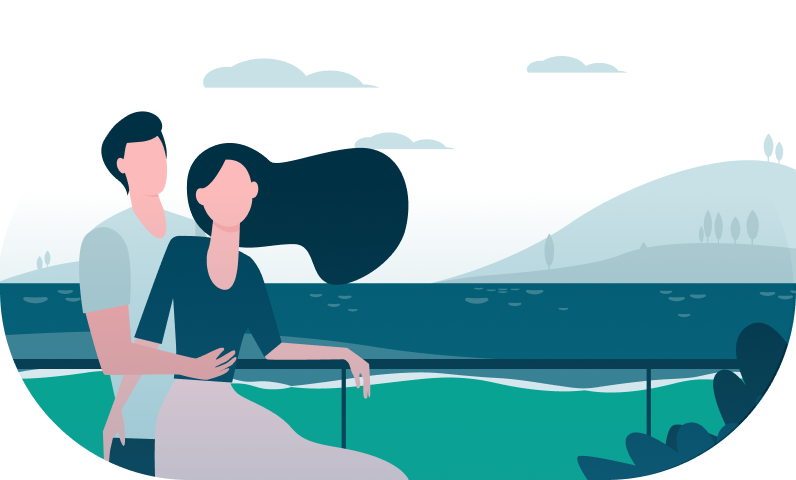 Ilustración de destinos